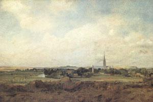 John Constable View of Salisbury (mk05) oil painting image